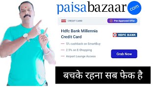 hdfc millennia credit card apply paisa bazarcom onlinehdfc credit card benifit offers andnilesh [upl. by Avevoneg420]