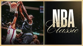 Shaq Breaks The Backboard amp Nick Anderson Scores 50  NBA Classic Game [upl. by Eixor]