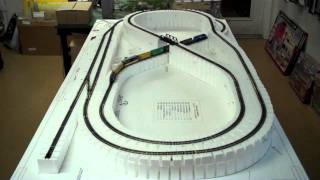 White Rose Hobbies N Scale Layout Build 1 HD [upl. by Mort]