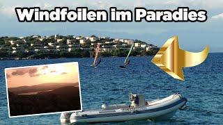 FOILEN wird immer GEILER  SURFEN bis die Sonne untergeht  SurfVlog 7 [upl. by Ecital]