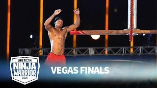 Tremayne Dortch at the Vegas Finals Stage 1  American Ninja Warrior [upl. by Airretal]