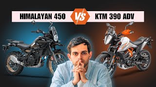 Himalayan 450 vs KTM 390 Adventure Ultimate Comparison  Which Adventure Bike is Best [upl. by Rus289]