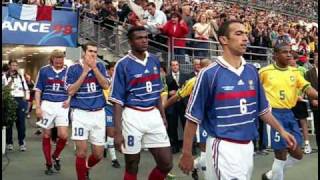 Marseillaise lors de la finale coupe du monde 1998 [upl. by Eanerb908]