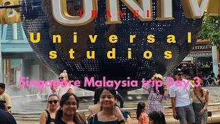 SINGAPORE MALAYSIA TRIP PART 3 UNIVERSAL STUDIOS [upl. by Hump]