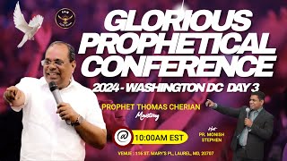 Day 3  Glorious Prophetical Conference Washington DC 24  Pr Samachan Ministering  Sunday Service [upl. by Malonis]