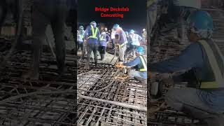 Bridge Deck slab Concreting [upl. by Lebaron]