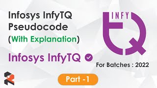 Infosys Pseudocode Important Questions  InfyTQ 2021 [upl. by Larissa]