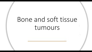 MSS  Pathology  Bone and soft tissue tumors  lec 6 [upl. by Fagin]