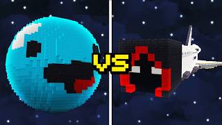 Skeppy vs BadBoyHalo SPACE House Battle  Minecraft [upl. by Atat]