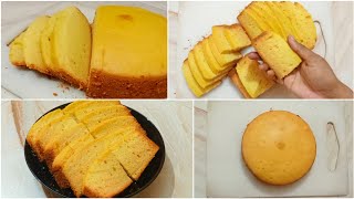 Vanilla Custard Cake Without Oven  Soft And Easy Custard Cake Recipe [upl. by Anitnas]