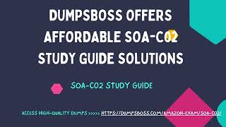 DumpsBoss Your Gateway to Certification with the SOAC02 Study Guide dumpsboss [upl. by Dao]