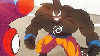 Goku vs Spider Man RAP BATTLE [upl. by Anytsyrk155]