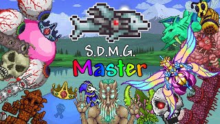 SDMG vs All Bosses  Terraria Master Mode [upl. by Kamp]