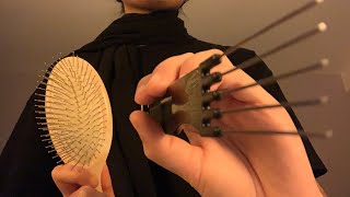 ASMR Hair BrushingCombing amp Scalp Scratching for sleep [upl. by Cale443]