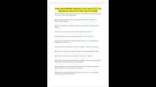 State Board Milady Esthetics Test Latest 2023 All Questions Answered 100 Correct 200Q [upl. by Kcim402]