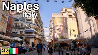 Naples  Italy 🇮🇹 Via Duomo Walking Tour Summer  2023  4K UHD [upl. by Farrar]