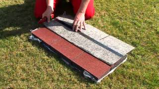 DIY How to apply shingles  Easy Shingle  on your roof garden shed [upl. by Uyerta]