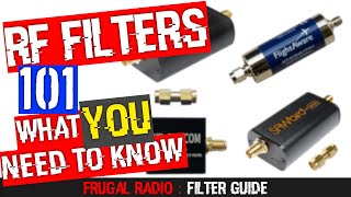 Filters 101  Improving reception with your SDR or radio  a look at RF filters [upl. by Airotahs285]