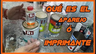 como se aplica el aparejo o imprimante y cual su dilución [upl. by Anivle443]