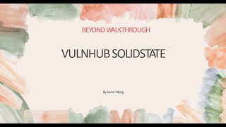 Cyber Security  Ethical Hacking  Pentesting  Vulnhub  Walkthrough  SolidState  Metasploit [upl. by Eveivenej]