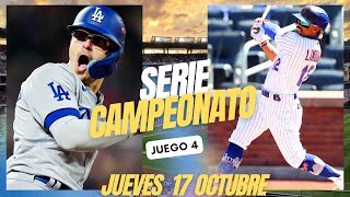 🔴NEW YORK METS VS LOS ÁNGELES DODGERS 💥EN VIVO JUEVES 17 OCTUBRE ⚾​ JUEGO 4 [upl. by Atnoled]