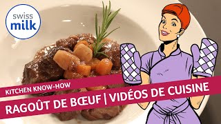 Comment faire un ragoût de bœuf  Vidéo de cuisine  Swissmilk 2013 [upl. by Magavern]