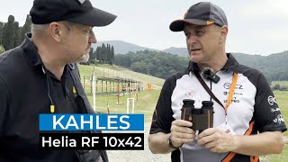 Kahles Helia RF 8x42 and 10x42 laser rangefinder binoculars [upl. by Cherice154]