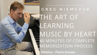 How to memorize a piece of music for piano  Greg Niemczuk Tutorial  Process of memorization [upl. by Golightly663]