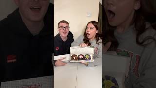 Unboxing KRISPY KREME Mystery Boxes😳🍩📦 challenge vs mysterybox couple fyp [upl. by Barina443]