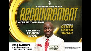 JOURNEE DALLIANCE DE RECOUVREMENT ET CULTE MENSUEL DONCTION  DIMANCHE 17 NOV 2024 [upl. by Dita]