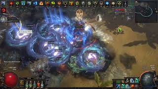 Path of Exile 325 Budget Frost Blades of Katabasis Slayer T16 clear [upl. by Sseb]