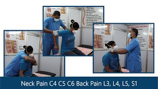 Varma treatment neck pain C4 C5 C6 back pain L3L4L5S1 [upl. by Adnanref]