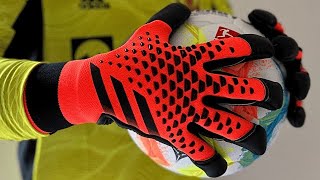 Adidas PREDATOR ACCURACY GL PRO HYBRID HEATSPAWN Goalkeeper Gloves [upl. by Lopes94]