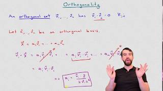 Orthogonal bases are easy to work with [upl. by Ennasil902]