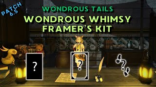 Wondrous Whimsy Framers Kit Showcase  FFXIV Patch 65 [upl. by Biebel20]