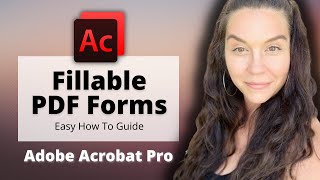 Create Fillable PDF Forms in Adobe Pro  Easy How To Guide [upl. by Ynttirb]