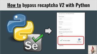 How to bypass recaptcha V2 with Python Educational Video [upl. by Miki]