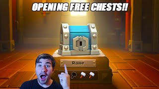 Opening NEW FREE Clash Of Clans Chests  Clash Of Clans Update [upl. by Edny]