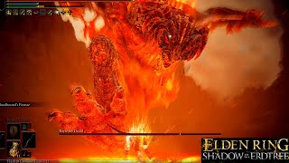 Elden Ring Erdtree Bayle the Dread Boss Fight Solo Bloodhound fang viable 4k 60fps [upl. by Randie677]