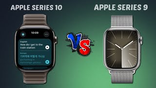 Apple Series 10 Vs Apple Series 9🔥 smartwatch [upl. by Odranreb]