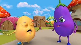 आलू कचालू Aloo Kachaloo Beta Kahan Gaye The  Hindi Rhymes For Kids [upl. by Catina]