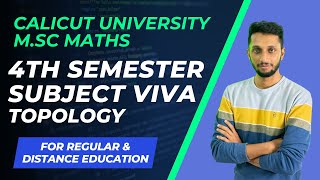 4th Semester MSc Maths Subject Viva  Topology  MathRootCalicut University MSc Maths Viva [upl. by Ayle]