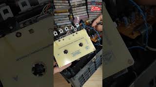 Panasonic Cassette Tape Recorder Repair ✅panasonic repair Girdharimusicsystem [upl. by Ahsinrats]