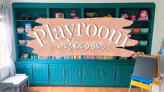 PLAYROOM MAKEOVER AT MY SISTERS HOUSE [upl. by Toh]