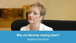 Ilona Kish answers Victor on libraries closing down [upl. by Niklaus]