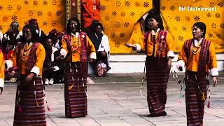 Karma chi Shar Nye Shar by Punakha Dzongkhag Dancers [upl. by Mackenie]