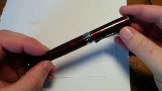 Jinhao X750 Lava Red Fountain Pen [upl. by Enilasor]