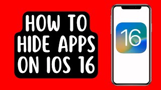 How to Hide Apps on iOS 16 [upl. by Assylem]