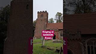 Bellringing at Sandon Essex bellringing churchbells history essex [upl. by Clo583]