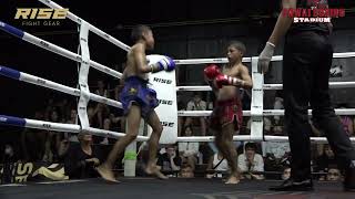 🇹🇭 Young Thai Fighters Clash in Full Muay Thai Fight  Knockout Finish 🥊🔥 [upl. by Rudich]